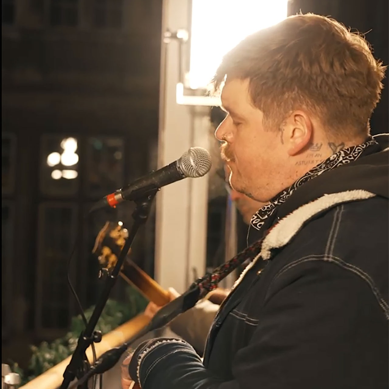 Weihnachtswunder Jupiter Jones live auf dem Balkon des Gläsernen Studios